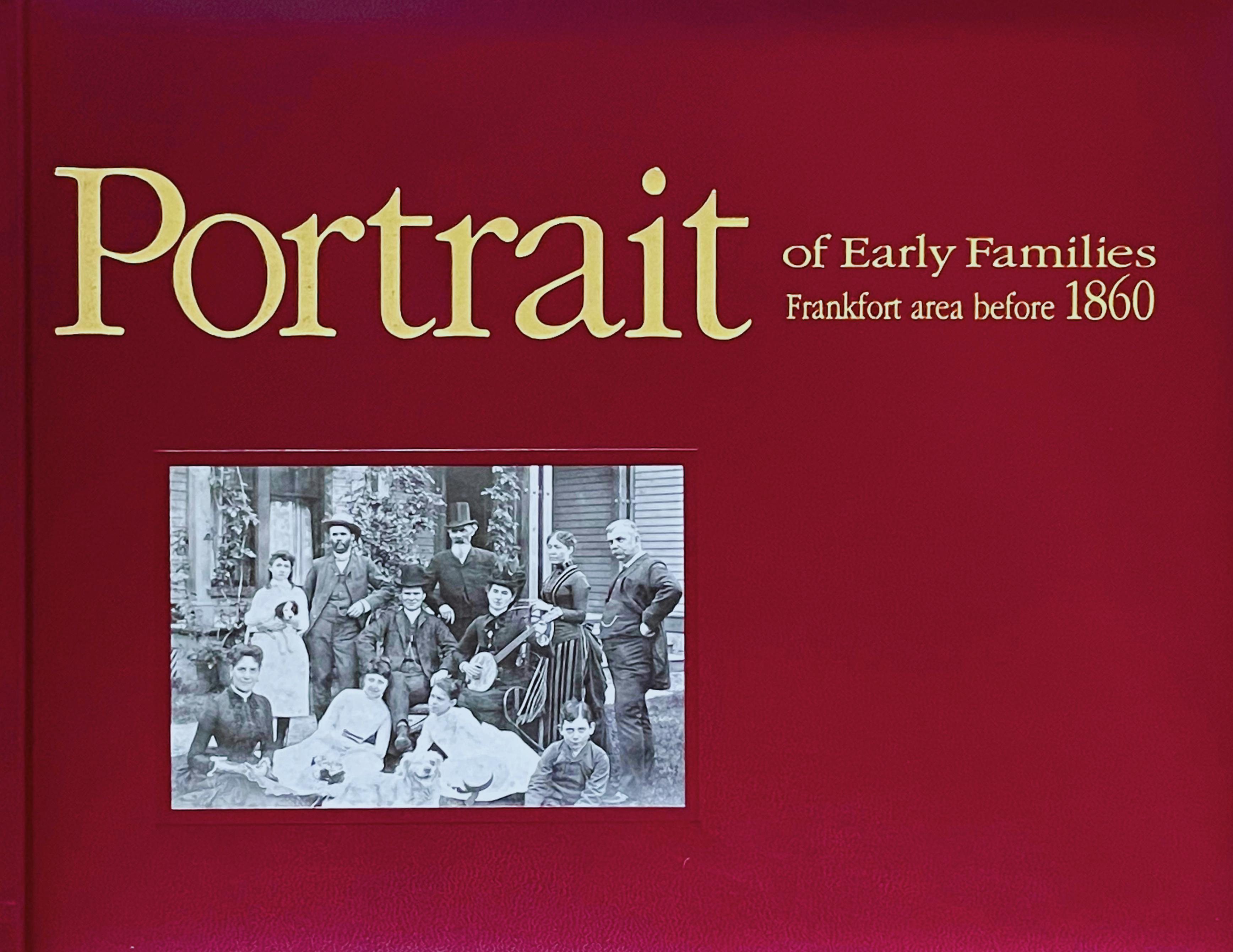 Book cover - Portrait of Early Families by Nash Cox & Sallie Clay Lanham
