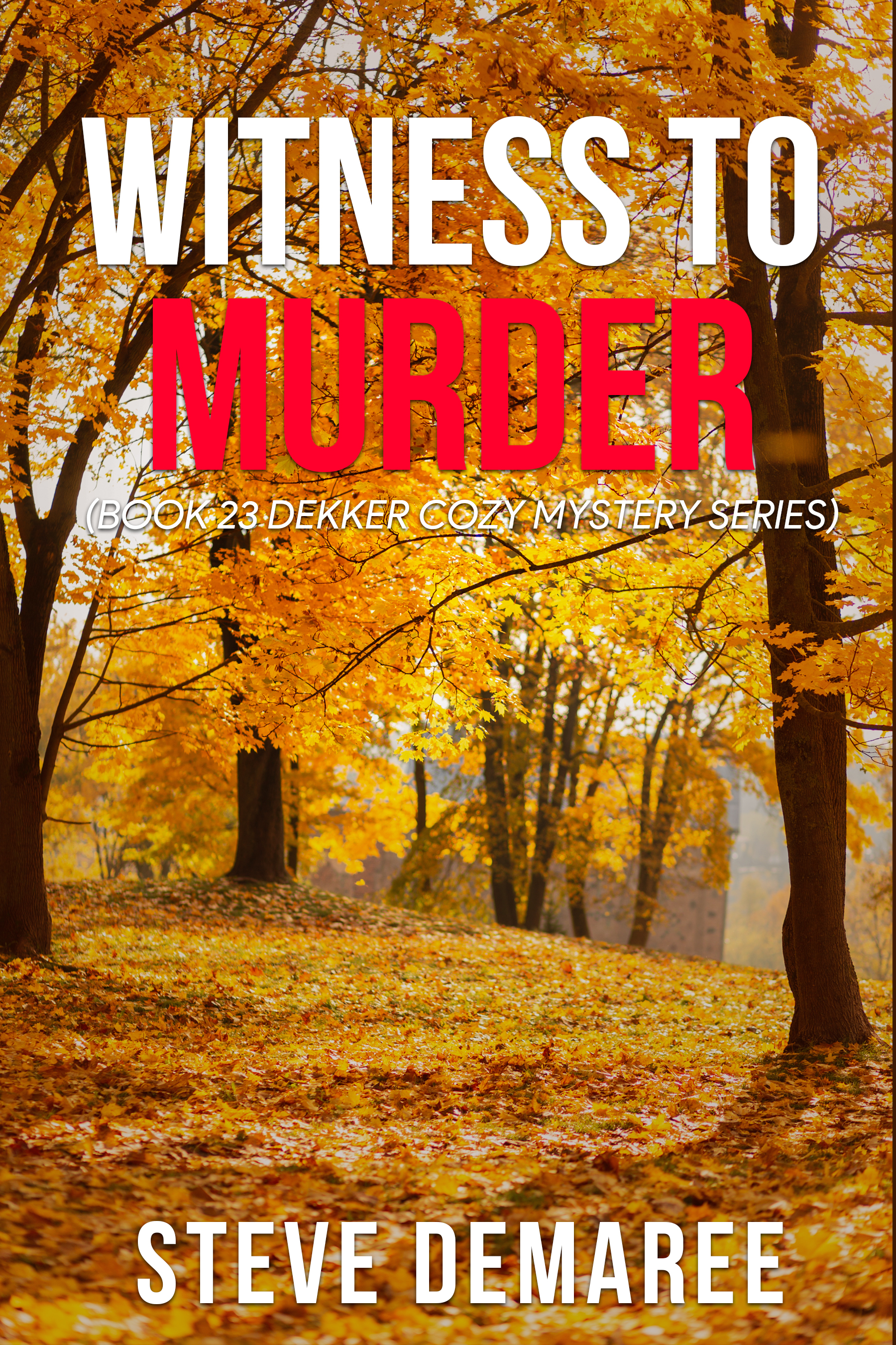 Book cover - Witness to Murder by Steve Demaree
