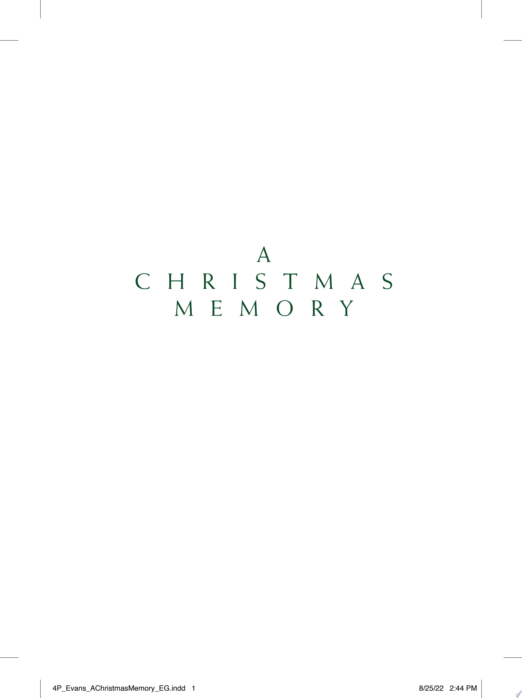 Image for "A Christmas Memory"