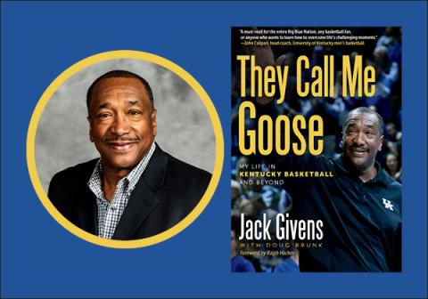 Photo of Jack "Goose" Givens and his book cover