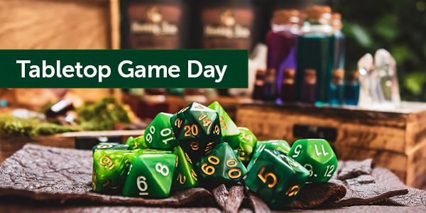 Tabletop Game Day dice