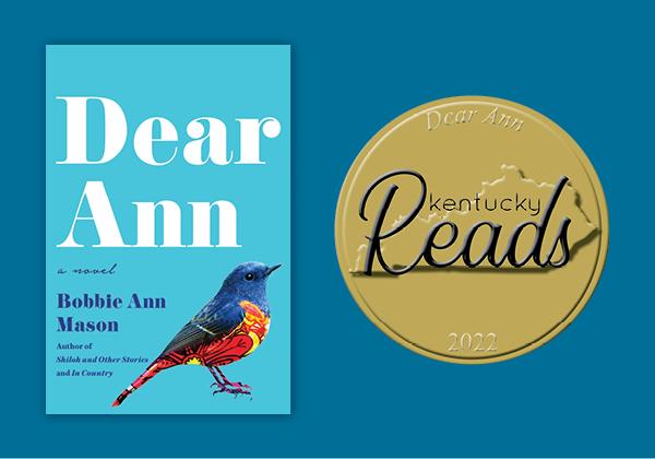 Dear Ann book cover and KY Reads medallion logo