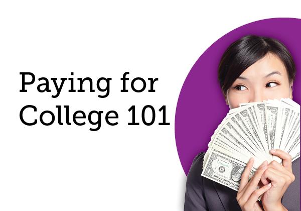 Woman holding cash fanned out in front of her face